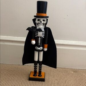 Phantom Skeleton Nutcracker with Cape